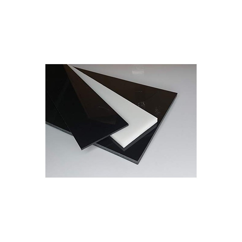 alt-intech® POM Plate 500 x 100 x 10 mm Black