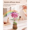 3D Flower Wooden Puzzles for Adults-Hydrangea, DIY Wooden Flowers Model