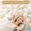 INFIIXSO Mulberry Silk Pillowcase for Hair and Skin, Queen Size