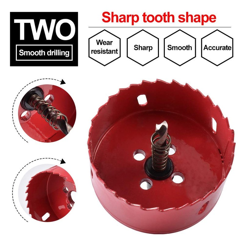 NGe 120mm Hole Saw, 4.7” Cutting Diameter M42 Bi-Metal HSS