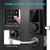 iMagic Touch Screen Deadbolt Keyless Entry Deadbolt Electronic Keypad Door