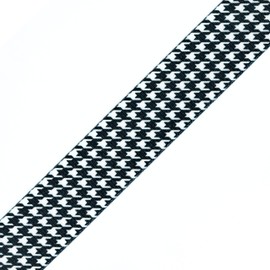 Country Brook Design - Houndstooth Polyester Webbing (1 1/2 Inch, 50 Yards)