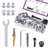 Swpeet 25pcs M6 Jack Nuts and M6 Hand Rivet Nut