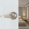 1 Pack of MANREN Lever Keyed Entry Door Lever Handle