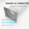Portable Air Conditioner Exhaust Hose Coupler Window Adapter A/C Connector,