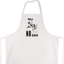 Azeeda 'Elevated Strength with Dumbbells' Unisex Cooking Apron (AP00068439)