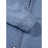 Sidefeel Women's Denim Shirts Button Down Jean Shacket Spring Outfit