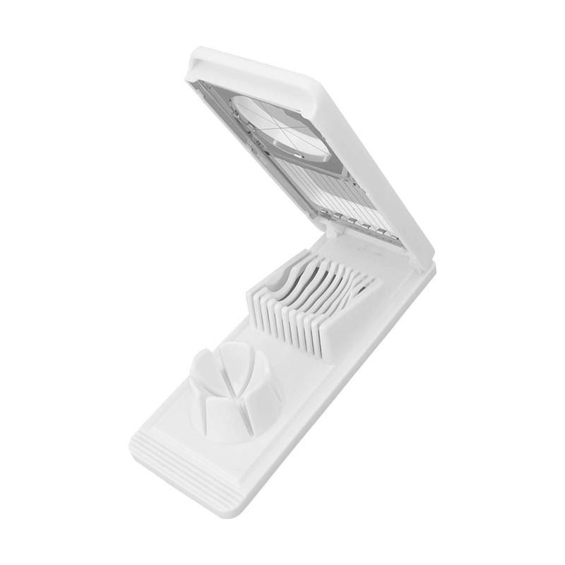Akozon 2-in-1 Egg Slicer and Cutter for Century Eggs -