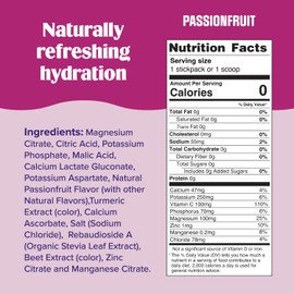 Ultima Replenisher Daily Electrolyte Powder Drink Mix – Sugar Free – Passionfruit, 30 Servings – Hydration Powder with 6 Key Electrolytes and Trace Minerals – Keto Friendly, Non-GMO