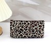 BAUIOREAD 2 Piece Leopard Print Makeup Bag,Small Makeup Bag for