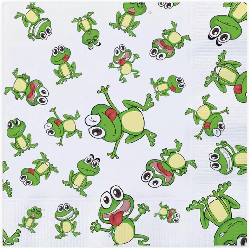 Passover Frogs Napkins - 10 Plages - Pack of 20
