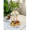 5 Pcs Cupcake Stand Set - Plastic Dessert Table Display
