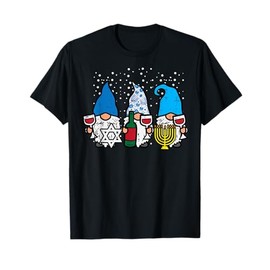 Hanukkah Gnomes Funny Chanukah Jewish Festival Mom Women Men T-Shirt