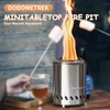 Tabel Top Fire Pit Mini, Portable Firepit Outdoor, 5.5 Inch
