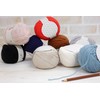 Yokota DARUMA 3100 Knitting Cotton Craft, Medium Thick, Col.8, Gray,
