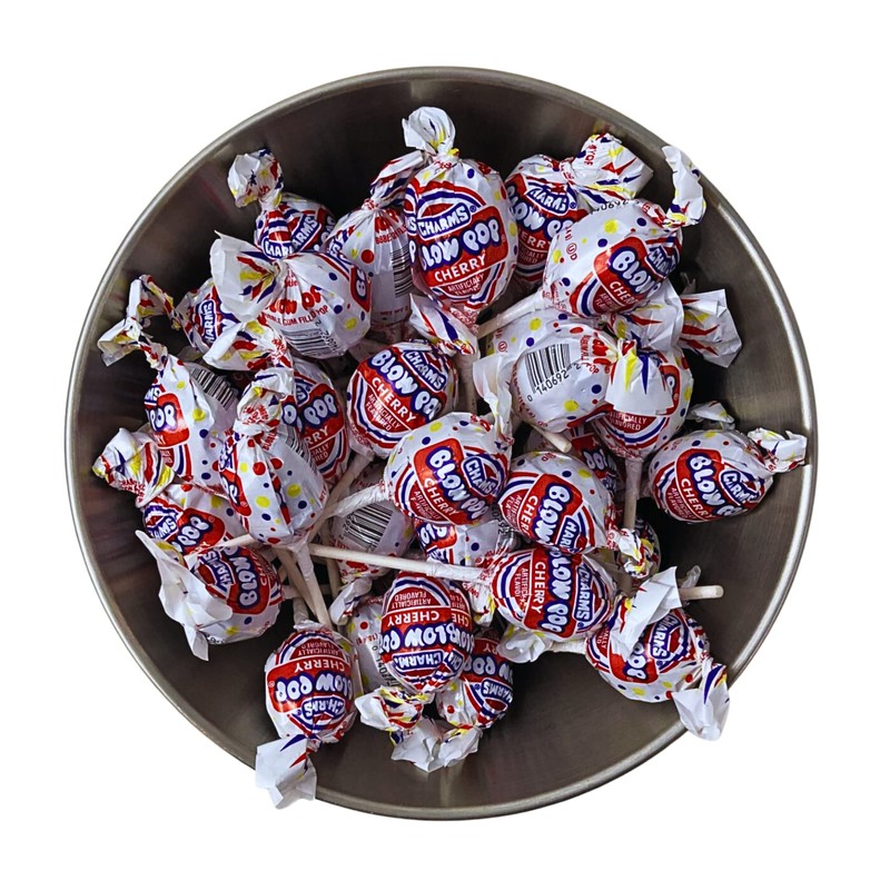Charms Blow Pops 2 Lbs Cherry Only Lollipop Suckers, 32