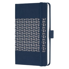 SIGEL J5204 Jolie Weekly Planner 2025, hardcover, 9,5 x 15 cm, 174 Pages, Dark Blue
