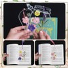 103PCS Bookmark Making Kit, Kaluofan Transparent Flower Bookmarks, Handmade Dried