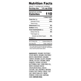 Sonoma Gourmet Rich & Creamy Kale Pesto with White Cheddar Pasta Sauce | Gluten-Free | Made With Garden Fresh Kale & Sharp White Cheddar - 25 Ounce Jars (Pack of 4)