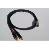 Mogami cable 5 ft Elite 7-Pin Din Male to 2-RCA