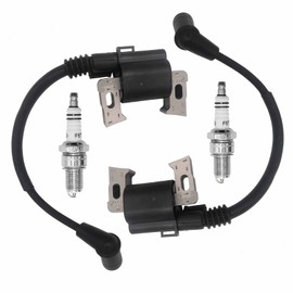 GAOSHUN Ignition Coils 30500-Z6L-043 With Spakr Plugs Replacement for Honda GX630 GX660 GXV630 GXV660 GX690 GXV690R
