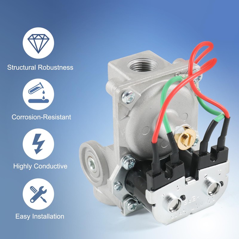 RUIANOMG 93844 RV Water Heater Solenoid Gas Valve Replacement For