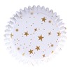 PME Christmas Foil-Lined Cupcake Cases - Golden Stars (Pack of