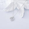 PROESS Initial Necklaces for Women Mom Wife, Sterling Silver Heart