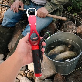 Milisten Fishing Grip Fish Controller Clip Device Fishing Supply Fish Lip Gripper Fish Grabing Tool Fishing Pliers Hand Controller Tool Fishing Tool Fishing Gear Catch Fish Aluminum Alloy