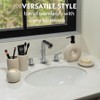 Terramoza Ceramic Bathroom Accessory Set, 5 Pcs - Soap Dispenser
