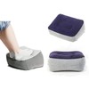 Air Footrest Cushion Inflatable, Travel Footrest Cushion, Inflatable, Flocked, Travel
