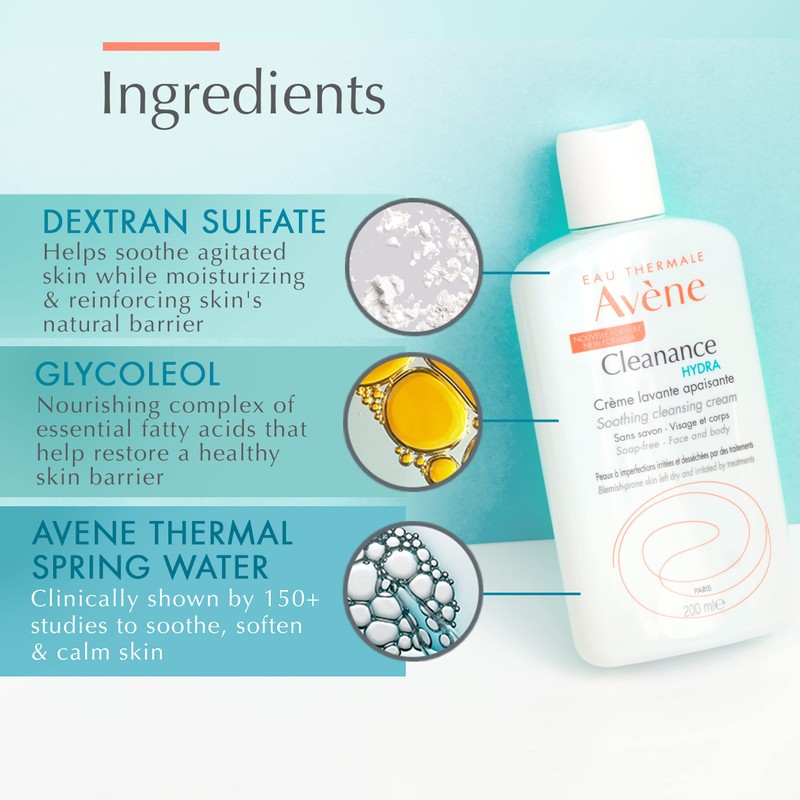 Avene Clean-Ac Soap-Free Scrub Cream 200 ml