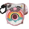 Doughnut Bottle 380ML Cute Leakage Proof Portable BPA Free Silicone