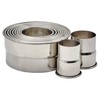Winco 11 Piece Heavy Stainless Steel Plain Round 1-3/8" to