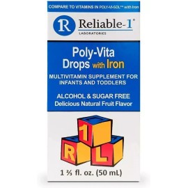 Reliable-1 Laboratories POLY-VITA DROPS with Iron 1.66OZ RELIABLE 1