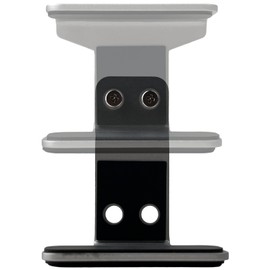 JEMACHE Under Desk Laptop Extra Mount, Metal Extra Holder Accessories for Triple or 4 Laptop Version (Silver)