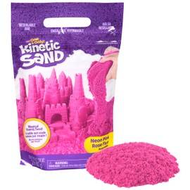 Kinetic Sand, 2lbs Pink Play Sand, Moldable Sensory Toys for Kids & Classroom, Back to School Teacher Must Haves, Resealable Bag (Packaging May Vary)