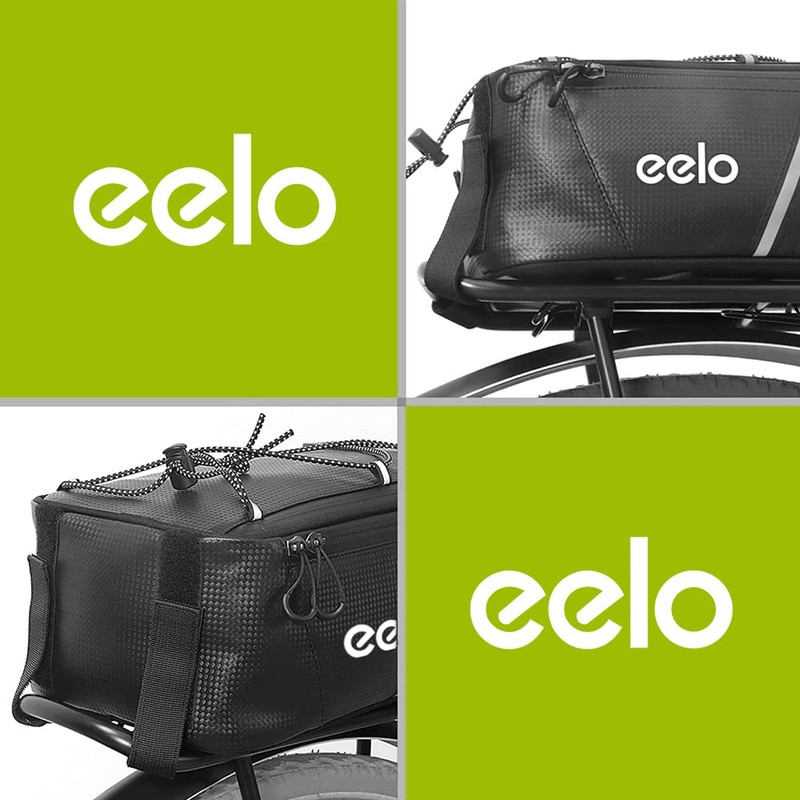 eelo Bike Pannier Bag for Bicycle Rack - Waterproof, 7L