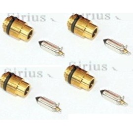 KEYSTER YAMAHA XS400 XJ550 FJ600 XS650 XS1100 CARBURETOR FLOAT NEEDLE AND SEAT SET OF 4