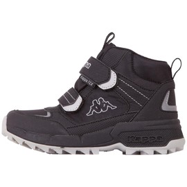 Kappa Unisex Children's Aiko Tex Kids; Snow Shoes, Black/Silver, 11 UK