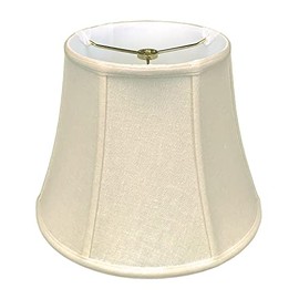 Royal Designs, Inc. Modified Bell Lamp Shade, BSO-708-14LNBG, 9 x 14 x 10.5, Linen Beige