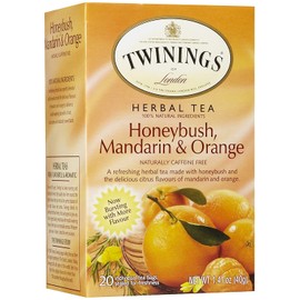 Twinings Unwind Herbal Tea, Honeybush, Mandarin & Orange, 1.41 oz