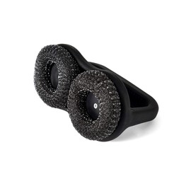 Farberware Barbecue Dual Grill Brush with Handle, Black