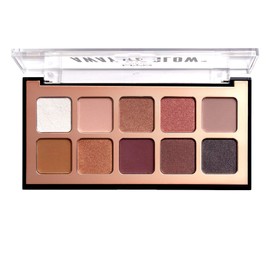 NYX Professional Makeup Away We Glow Shadow Palette, High-Quality Eyeshadow Palette, 10 Intense Colours, High Coverage, 10 x 1.0 g, Lovebeam 01