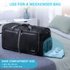 Gonex 60L Foldable Travel Duffel Bag for Luggage, Gym, Sport,