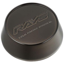 [Rays Rays ()] Center Caps Set Rays High Type Bronze Clear (Resin) Set of 4 61000000003br – 4