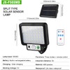 SQUADO JFJ Solar-Gartenleuchten für den Außenbereich, 117 LEDs, 3 Modi,