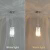 FDPBY Chrome Pendant Lighting Modern Pendant Light, Mini Crystal Chandeliers,Adjustable