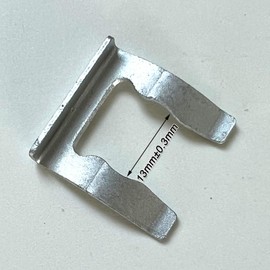 Pack of 30 Car Brake Hose Clamps Metal Brake Line Holder Brake Line Holder Body Brake Line Holder Brake Line Cable Clamp Brake Hose Clamp for Cars Truck Vehicle Parts (Silver)