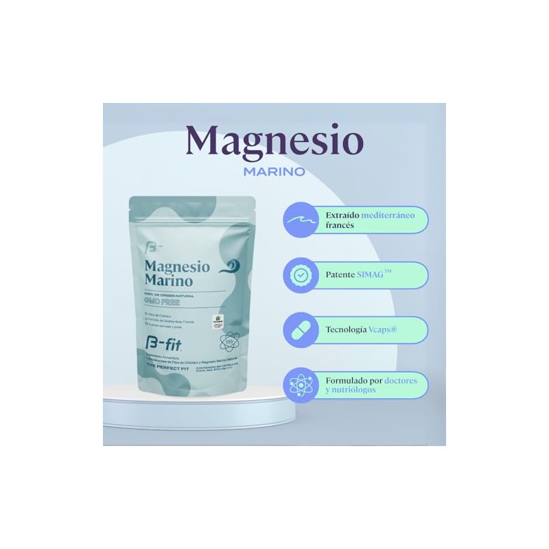 B-FIT Magnesio Marino Extraído del Mediterráneo Francés